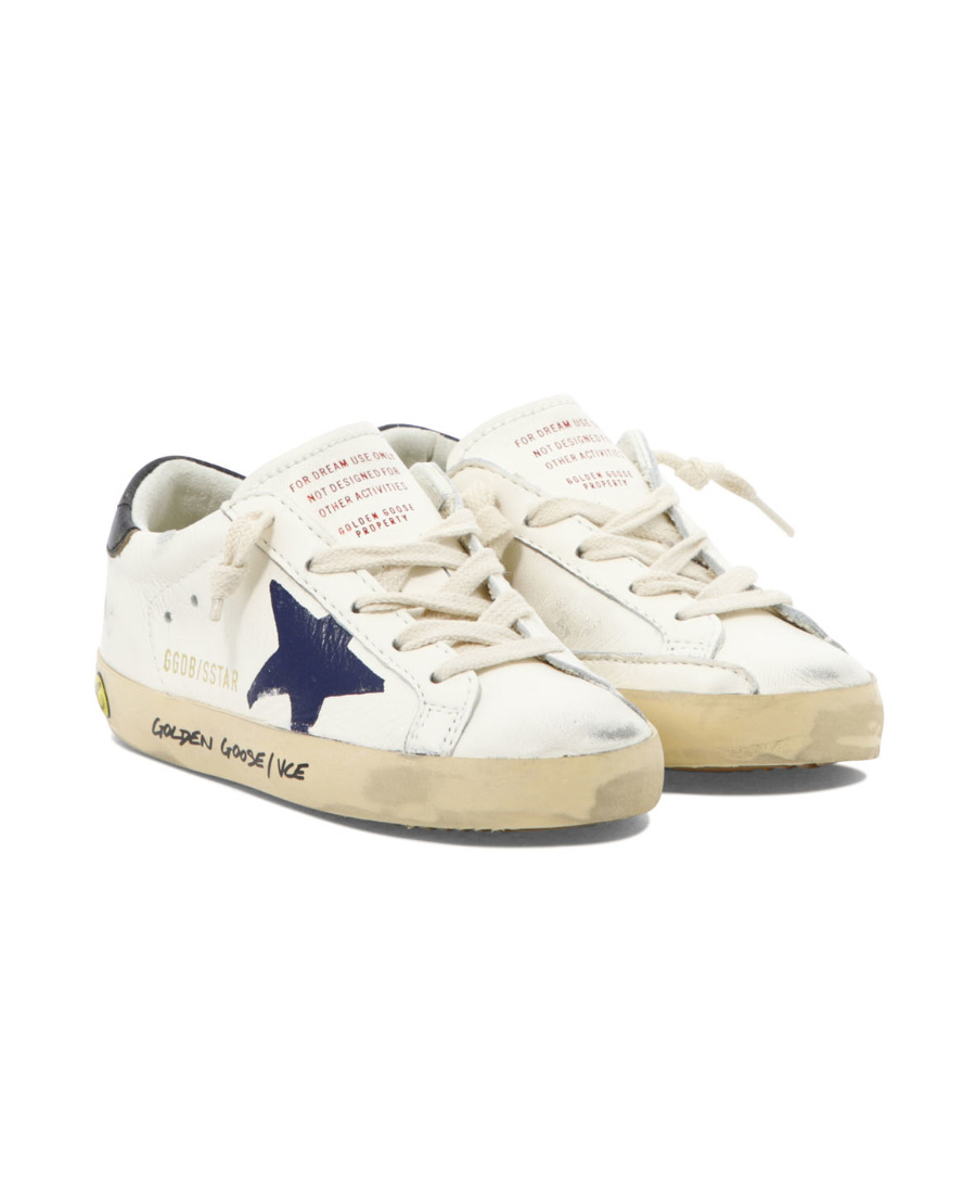 GOLDEN GOOSE GOLDEN GOOSE KIDS SUPERSTAR LACE-UP SNEAKERS
