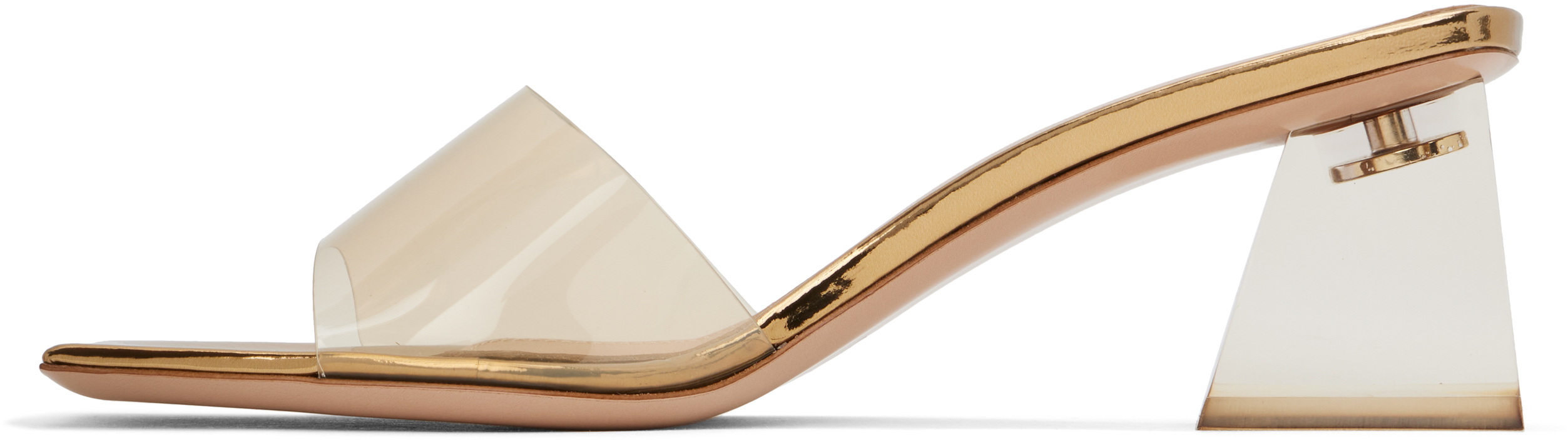 Gianvito Rossi Cosmic High-heeled Sandals In Gold