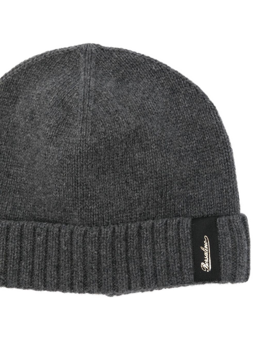 Borsalino City Cashmere Beanie In Gray
