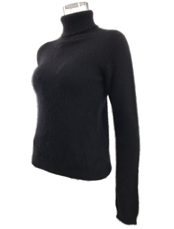Max Mara High-necked Sweater In Black