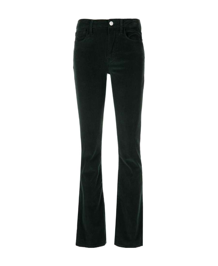 Frame High-waisted Jeans In Black
