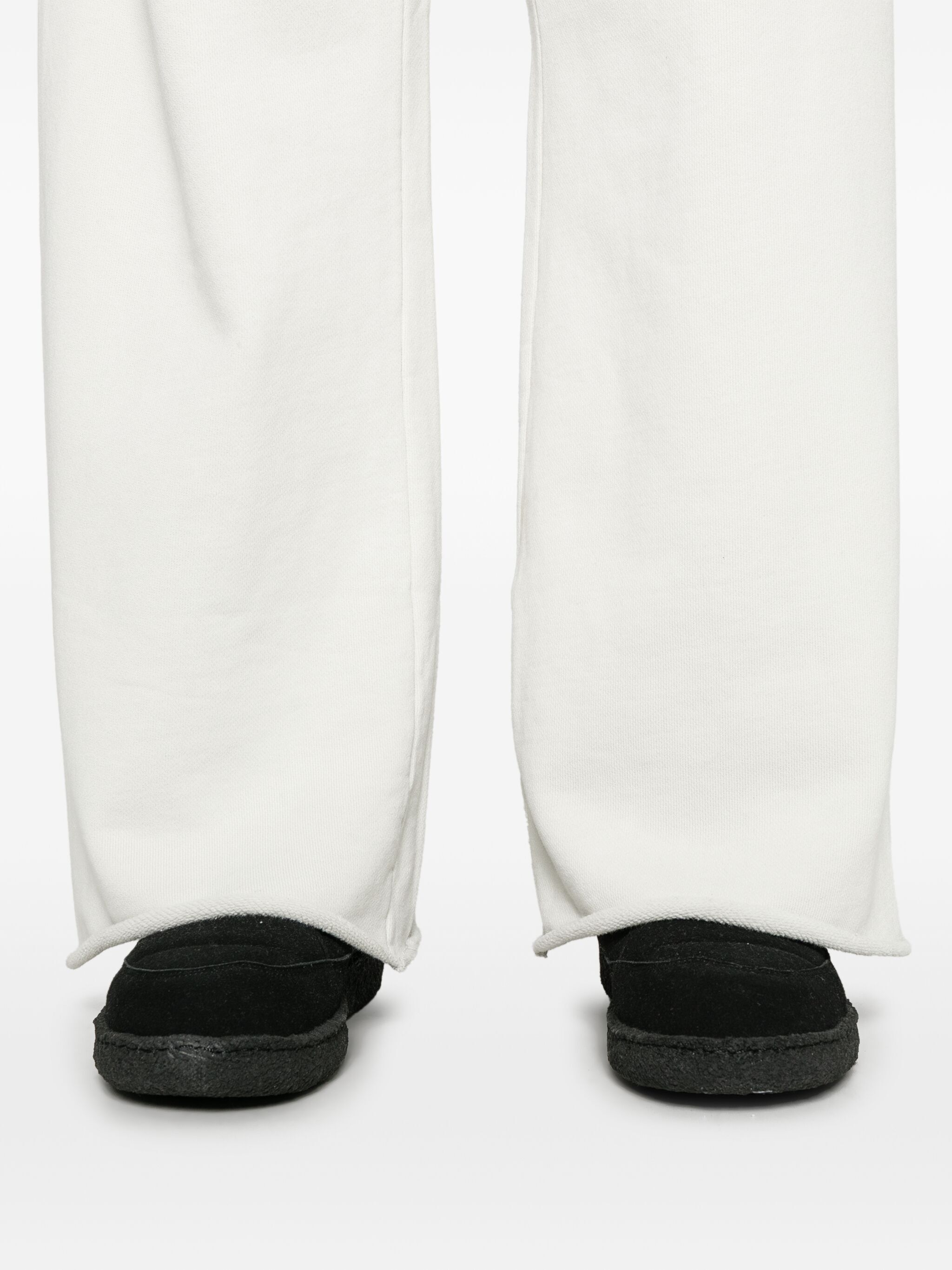 Entire Studios Wide Leg Sweatpants Side Pockets Lounge Bottom In White