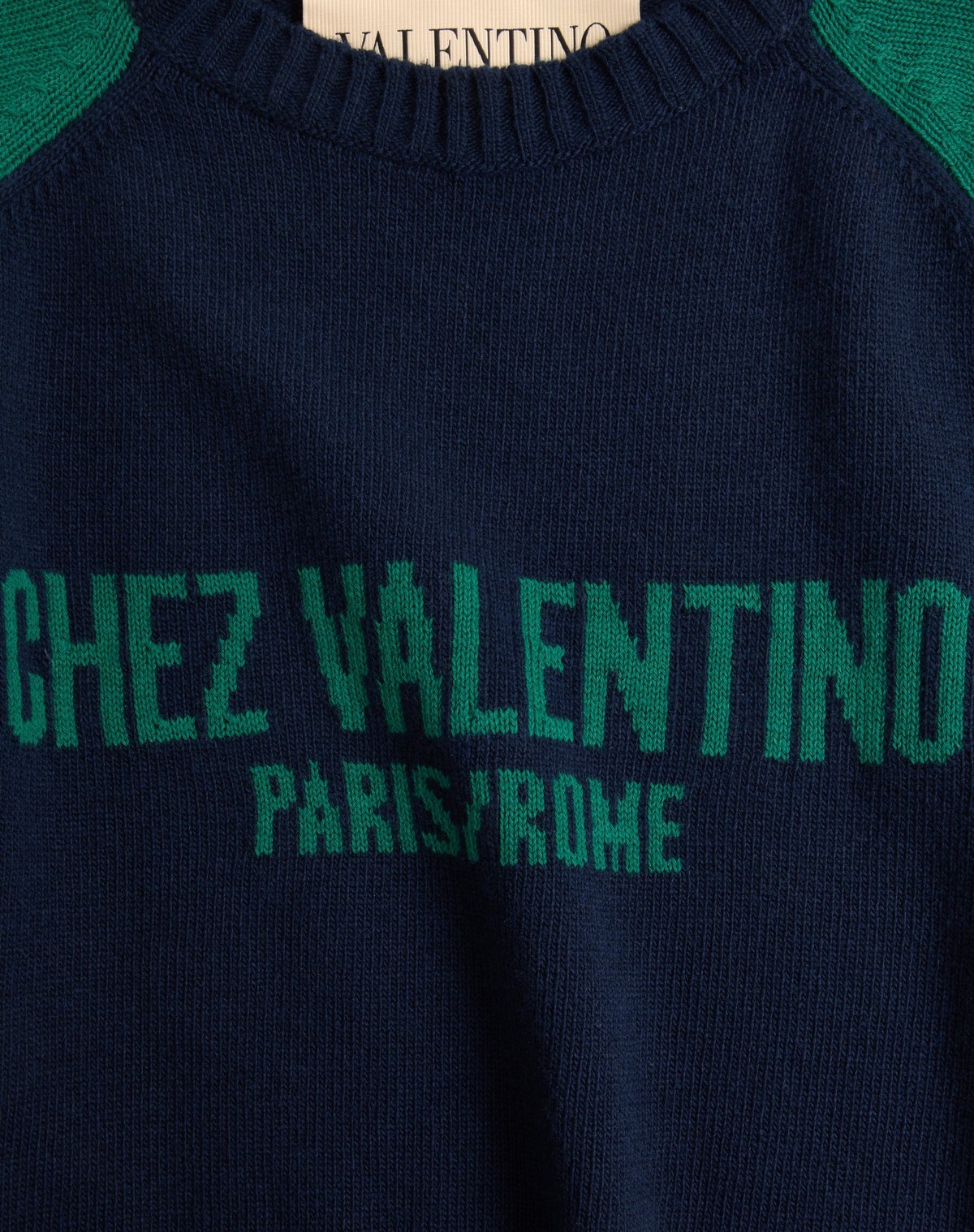 Valentino Garavani  Garavani 'chez ' Jersey In Black