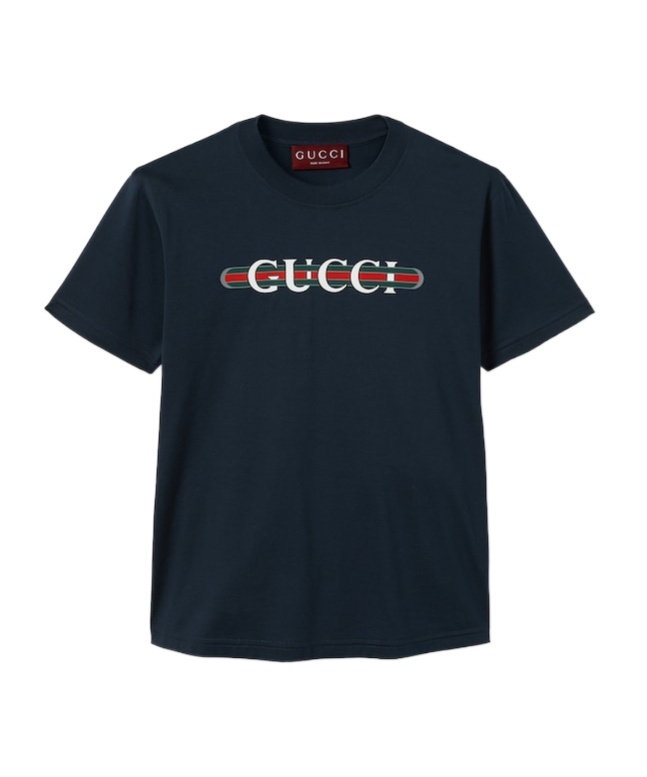 Gucci Logo-print Cotton T-shirt In Black