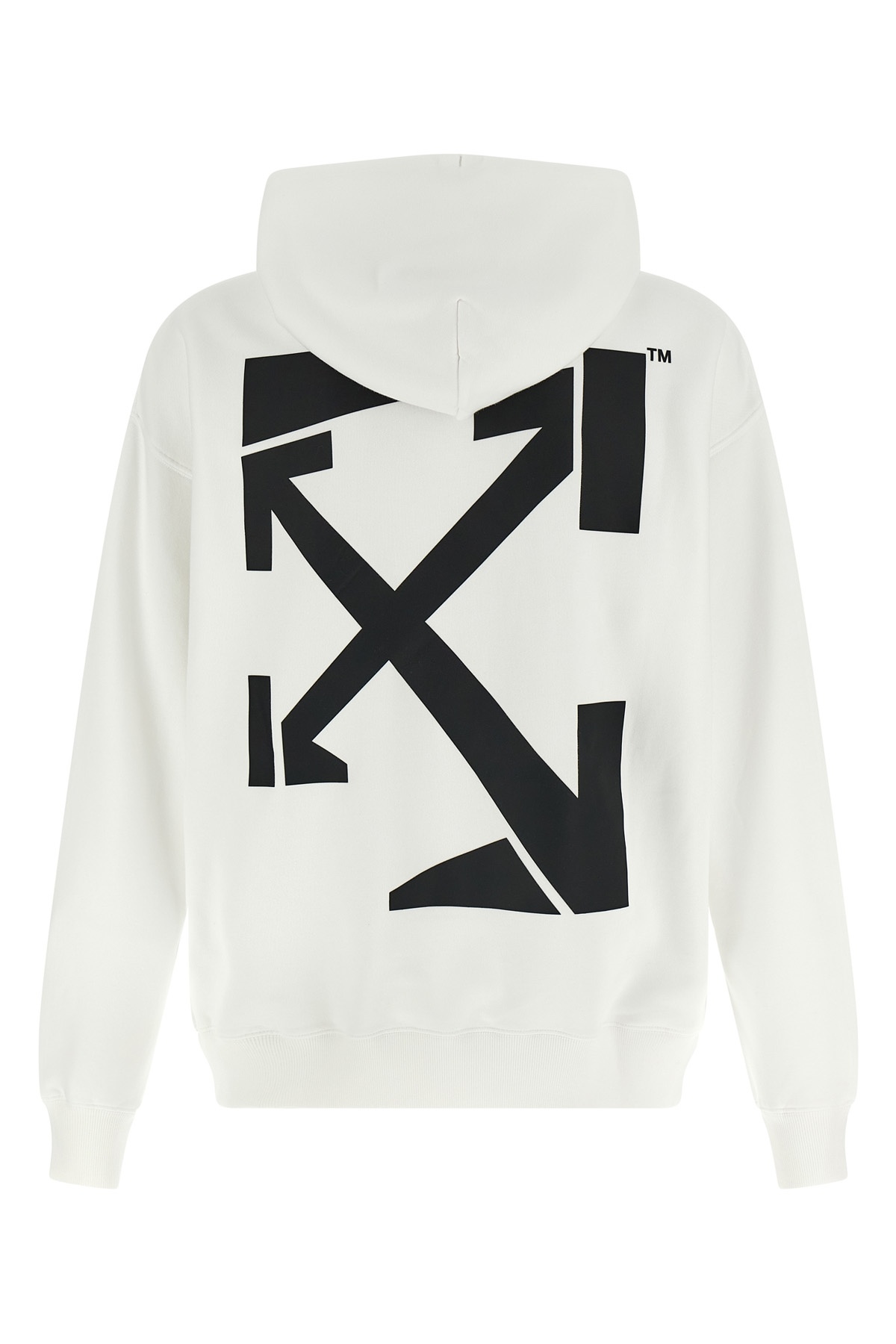 Off-white Run Arrow Skate Sweatshirt In White