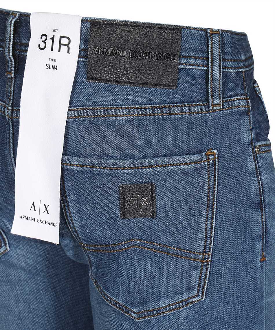 Armani Exchange Straight-leg Denim Jeans In Blue
