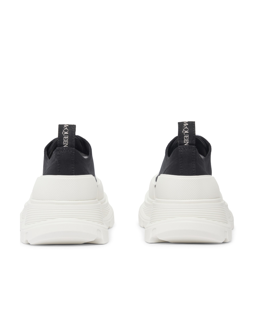 Shop Alexander Mcqueen Thick Sole Casual Sneakers In Black
