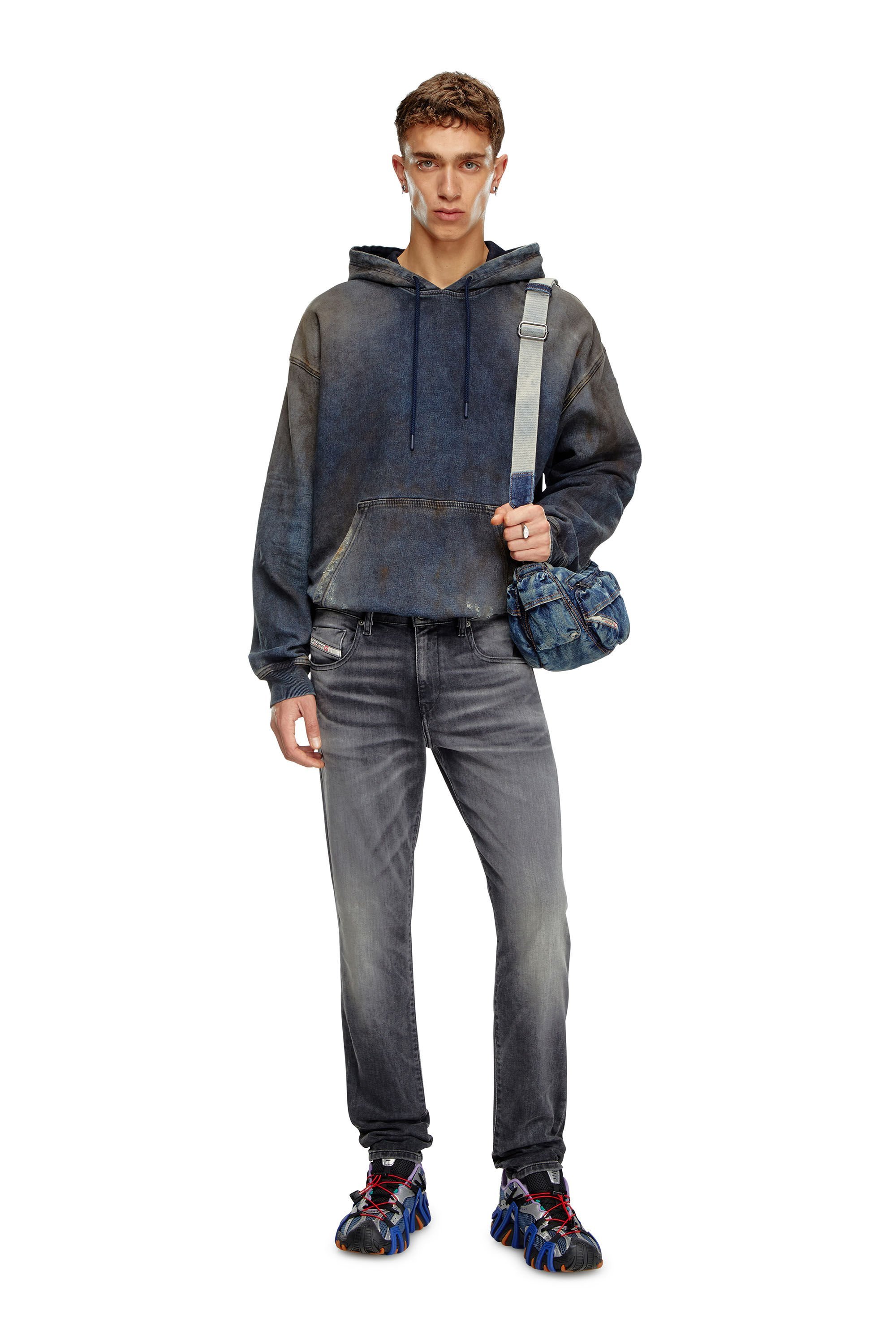 Diesel 2019 D-strukt Straight-leg Jeans In Black
