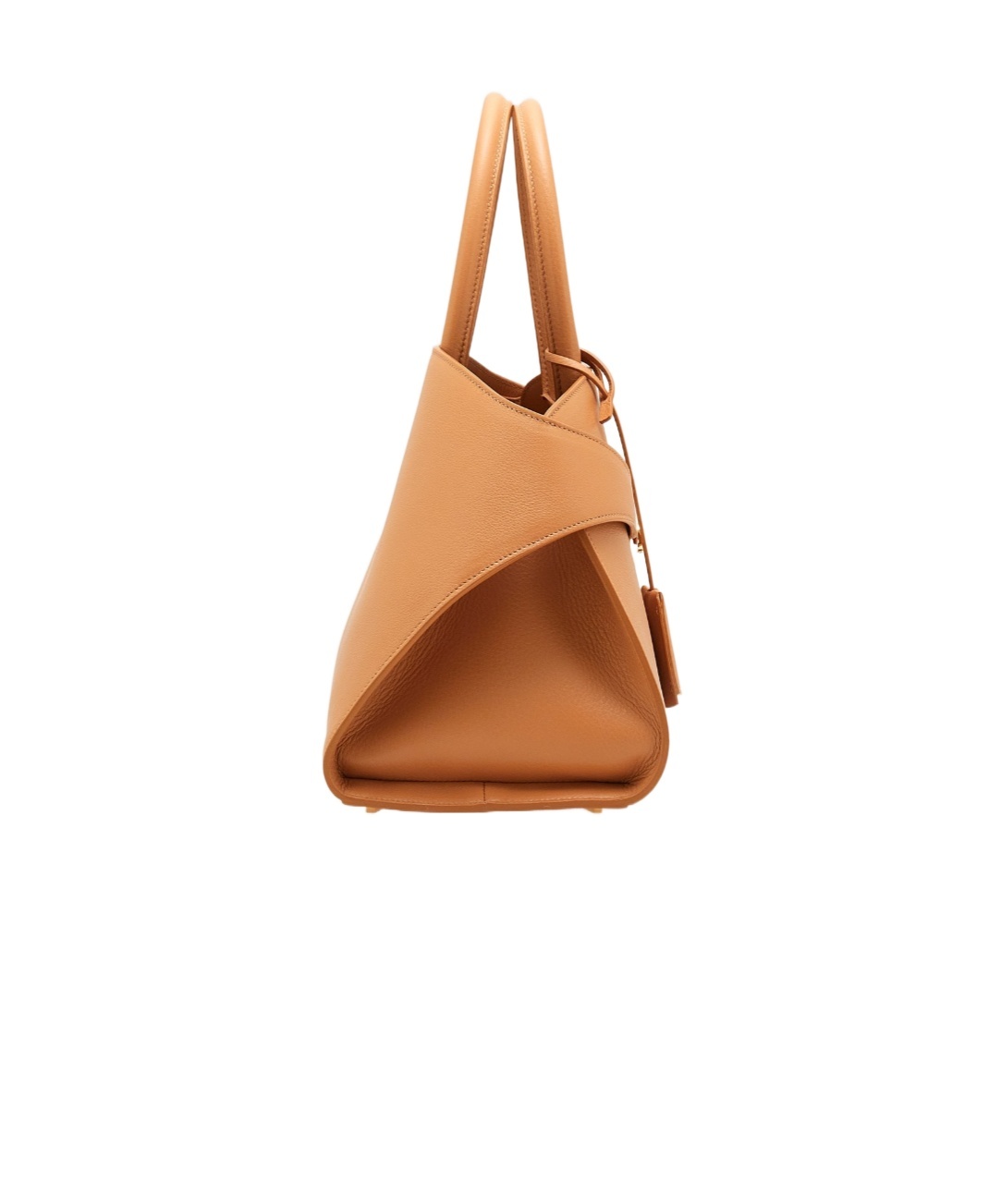 Ferragamo Small Leather Tote Bag In Nude