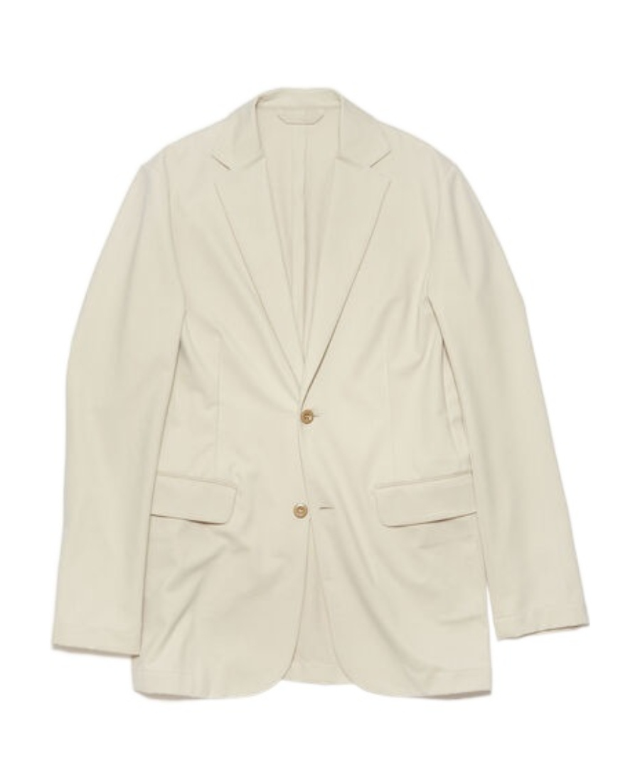 Acne Studios Single-breasted Lightweight Blazer In Nude
