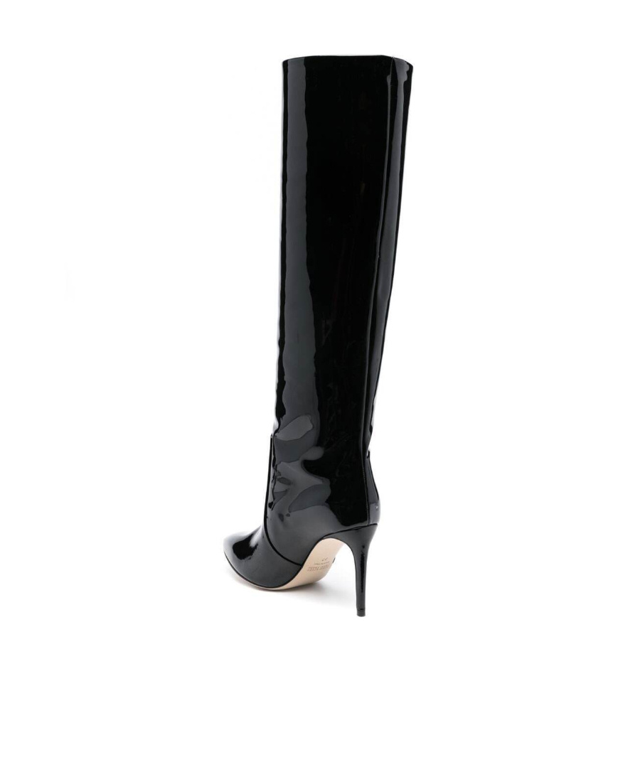 Paris Texas Pointed-toe 90mm Heeled Boots In Black