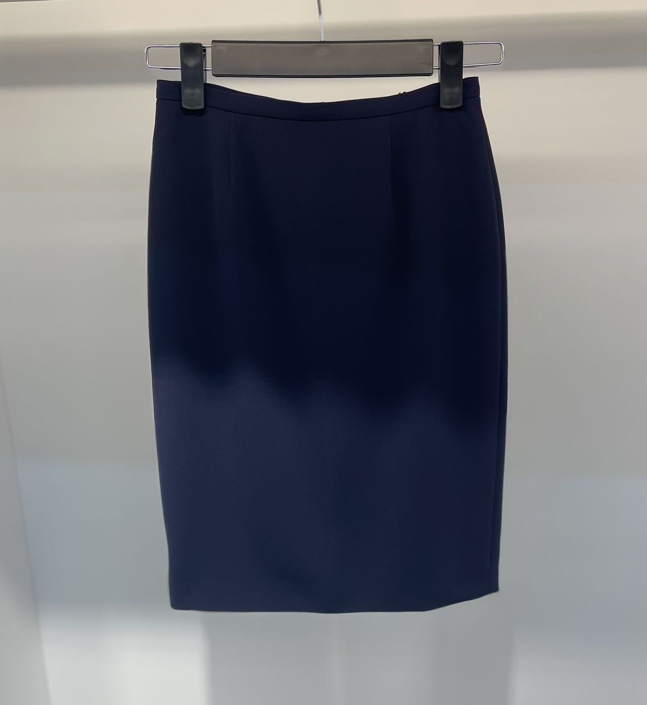 Max Mara Zippered Skirt In Black