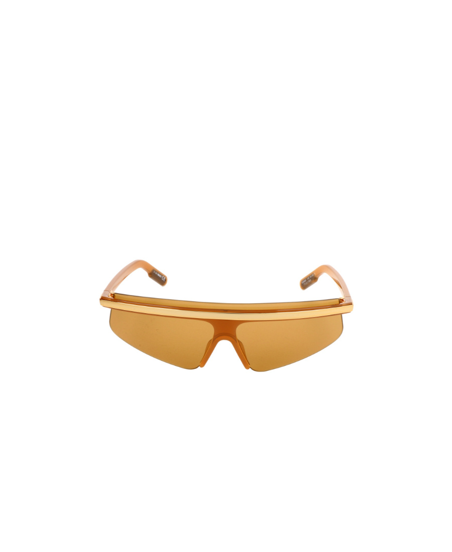 Kenzo Logo Sunglasses In Yellow