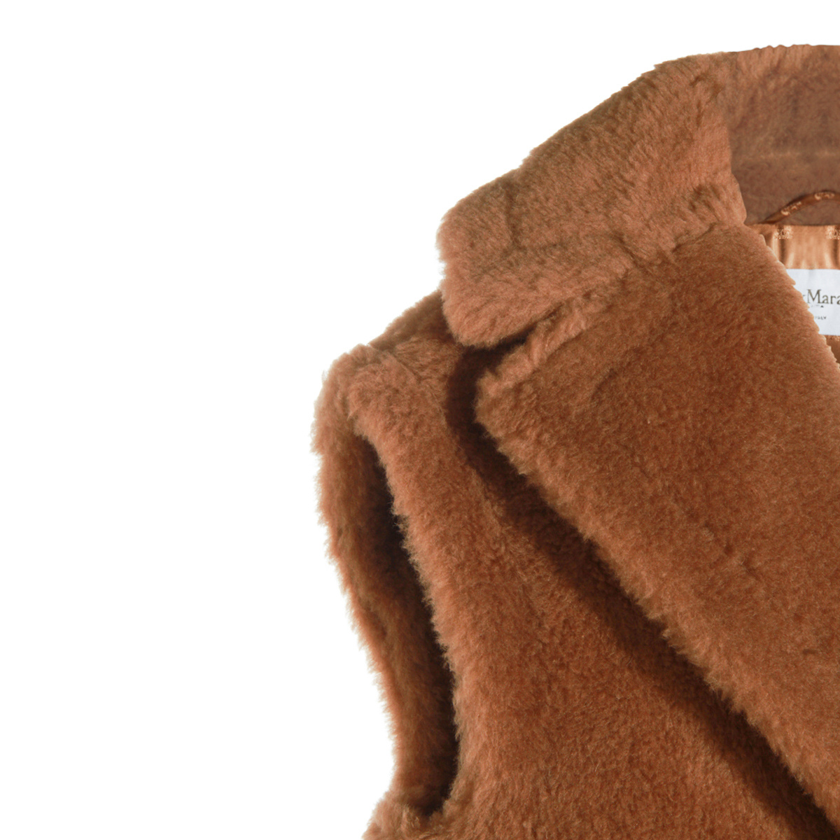 Max Mara Lapel Vest In Brown