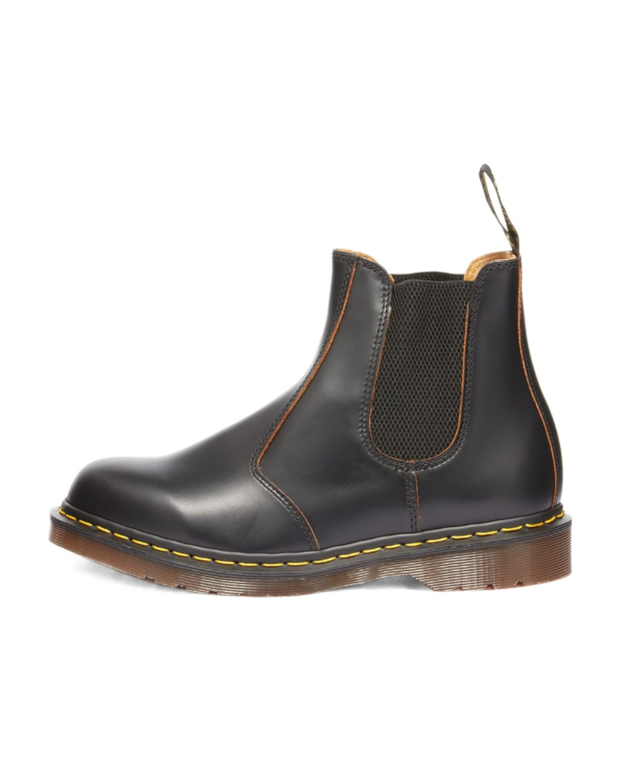 Dr. Martens Logo Boots In Black