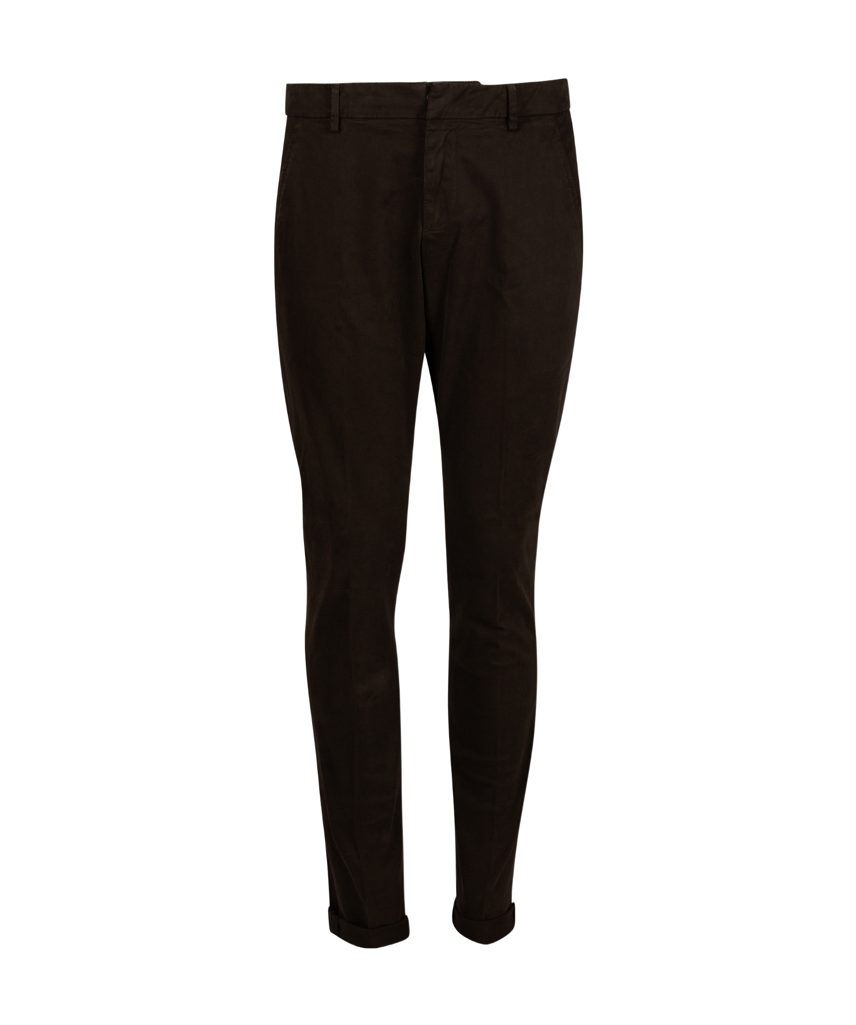 Dondup Belt-loop Casual Pants In Black