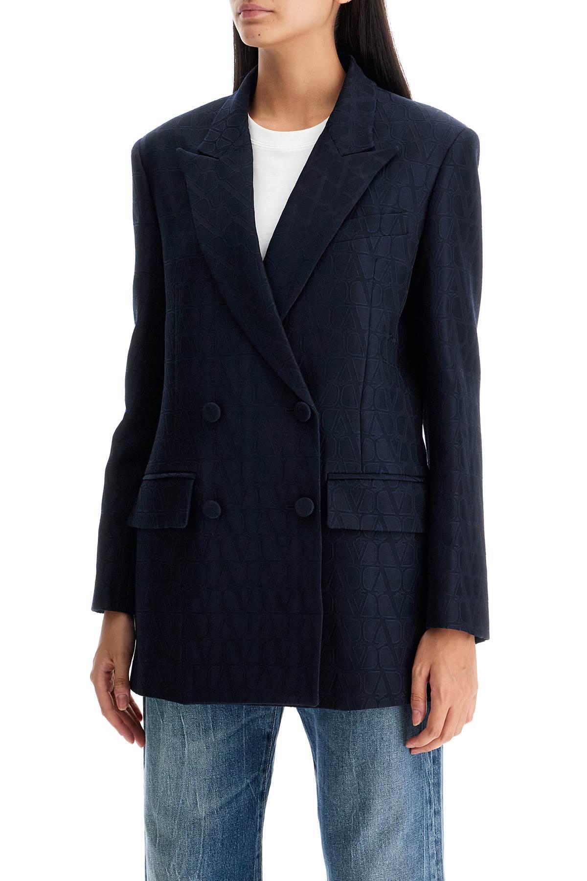Valentino Suit Jacket In Black