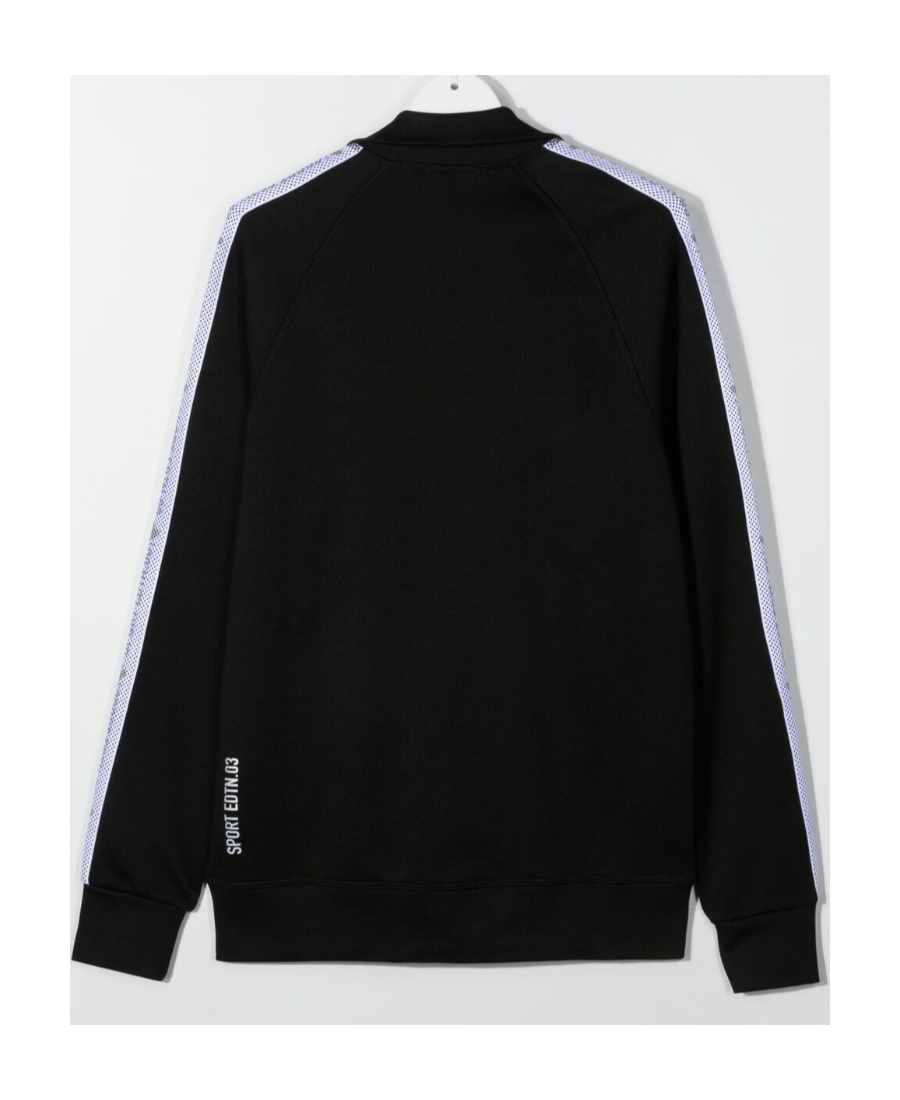 Dsquared2 Teen Logo-trim Track Jacket In Black
