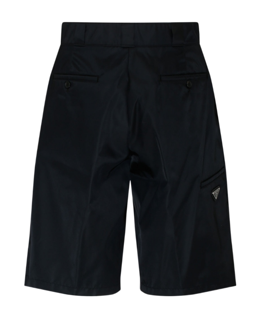 Prada Logo Shorts In Black