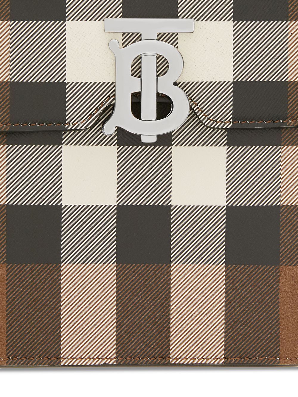 Burberry Robin Check-pattern Bag In Black