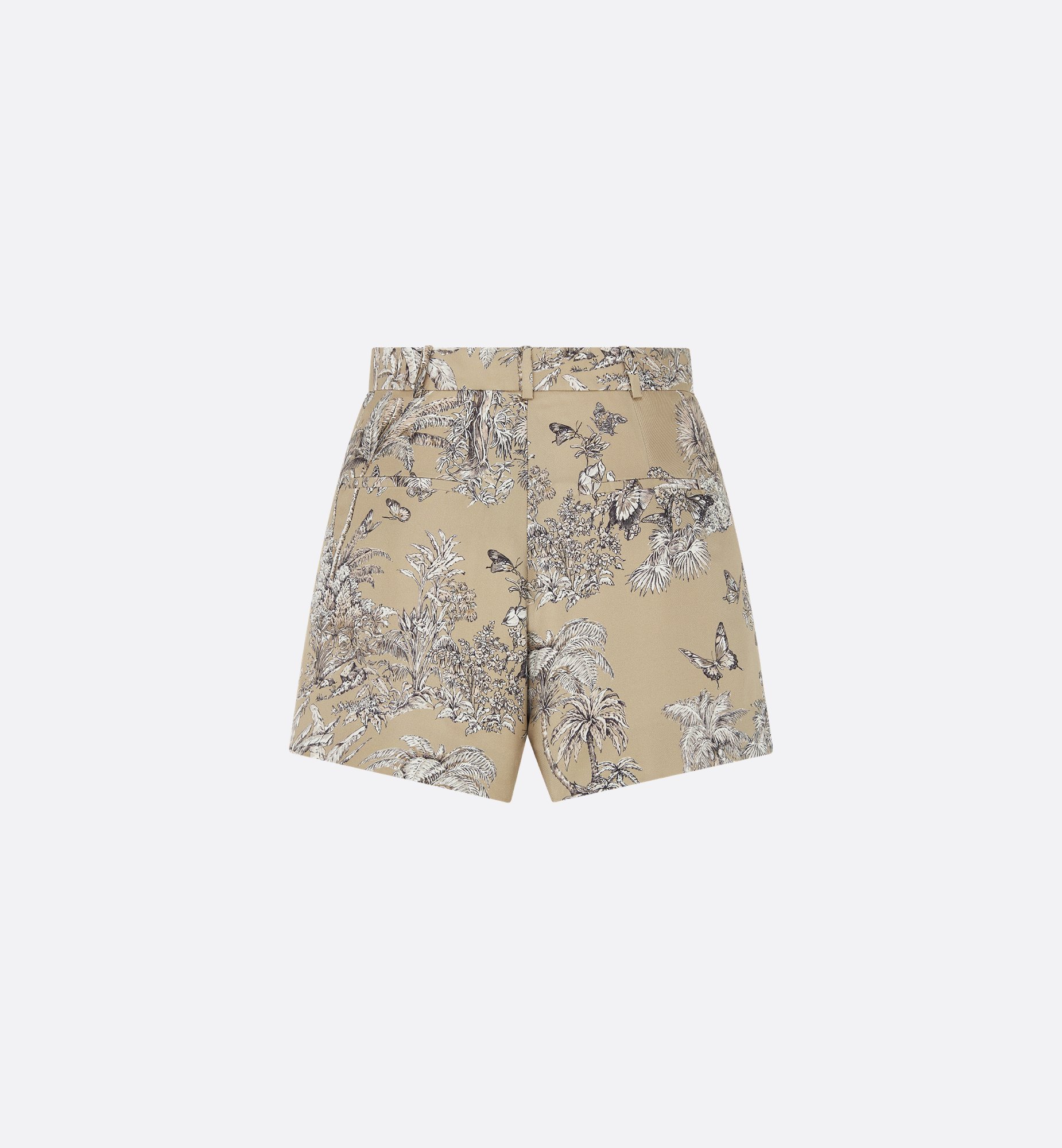 Dior Iviera Shorts In Brown