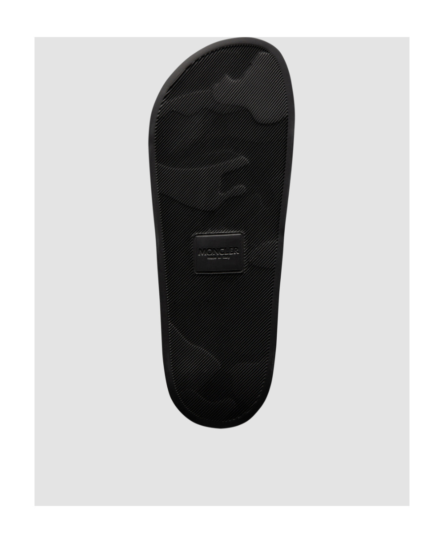 Moncler Basile Flat Slippers In Black
