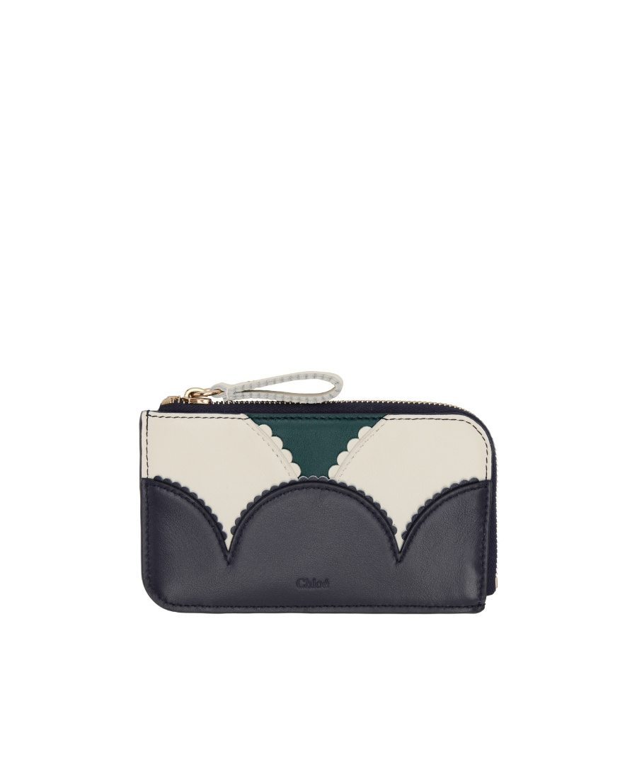 Chloé Zipper Card Bag In Black