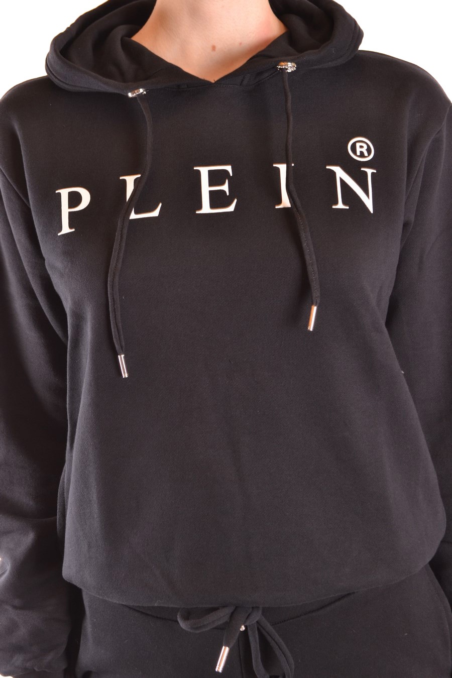 PHILIPP PLEIN LOGO DETAILS HOODED HOODIE