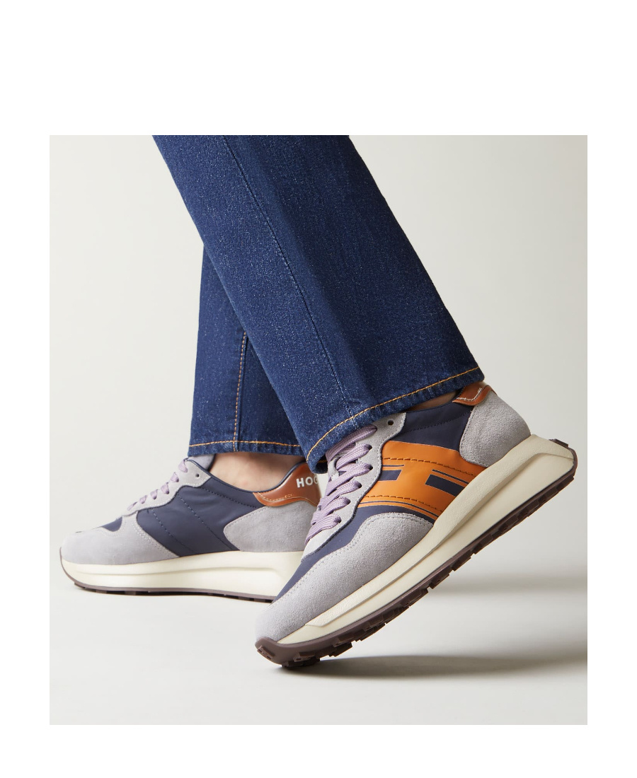 Hogan H641 Low-top Sneakers In Gray