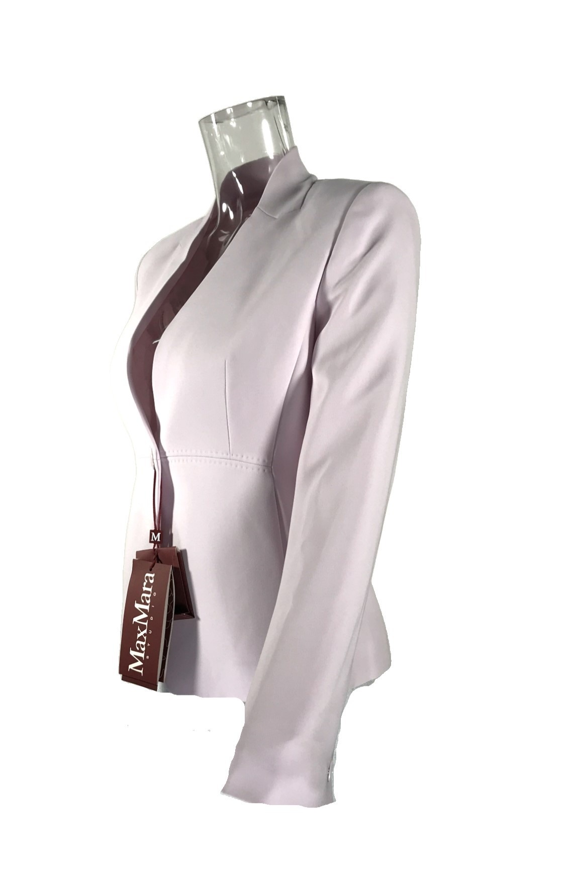 Max Mara Long Sleeved Suit Jacket In Pink