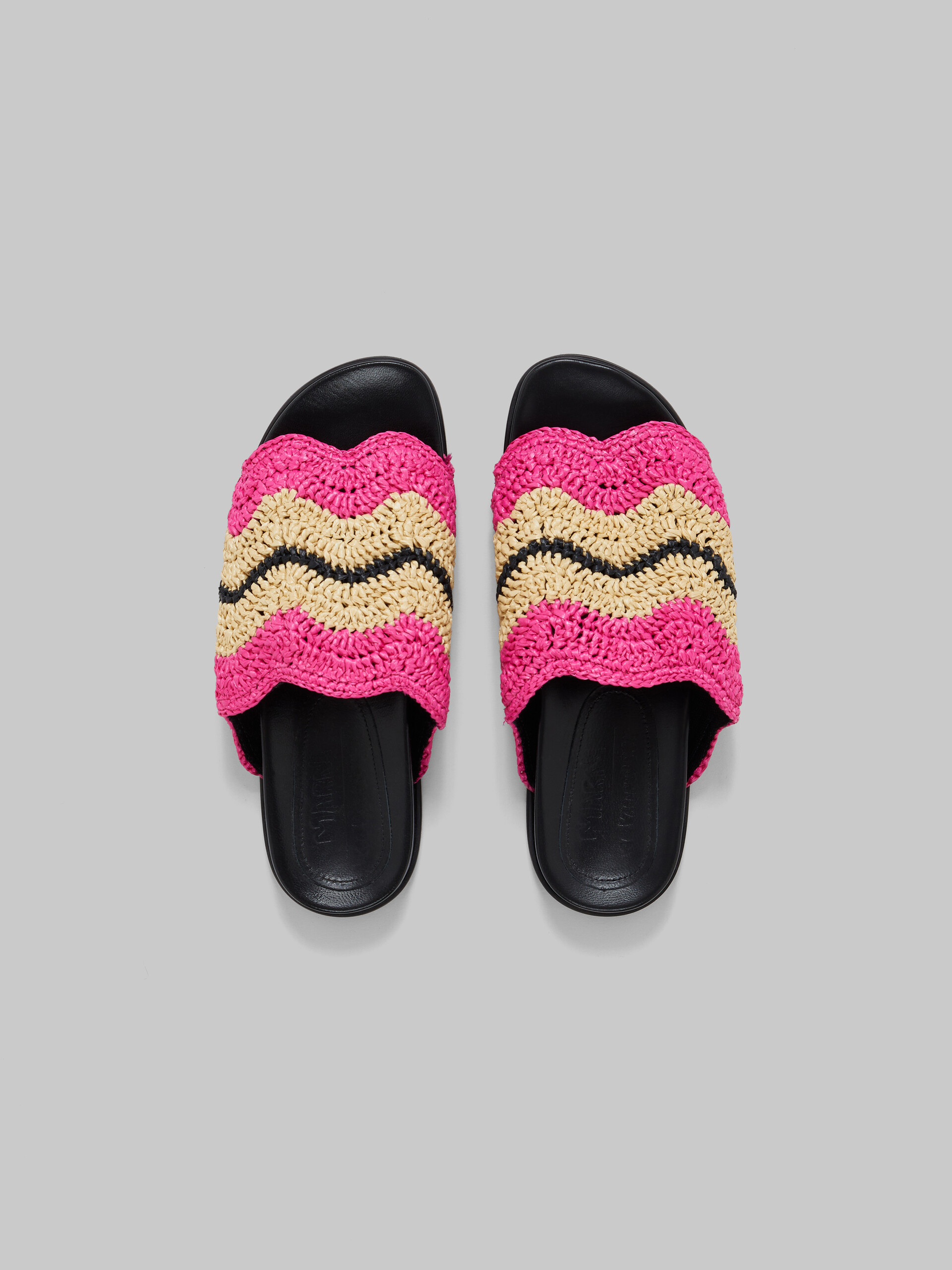 Marni Panelled Open-toe Sandals In Black