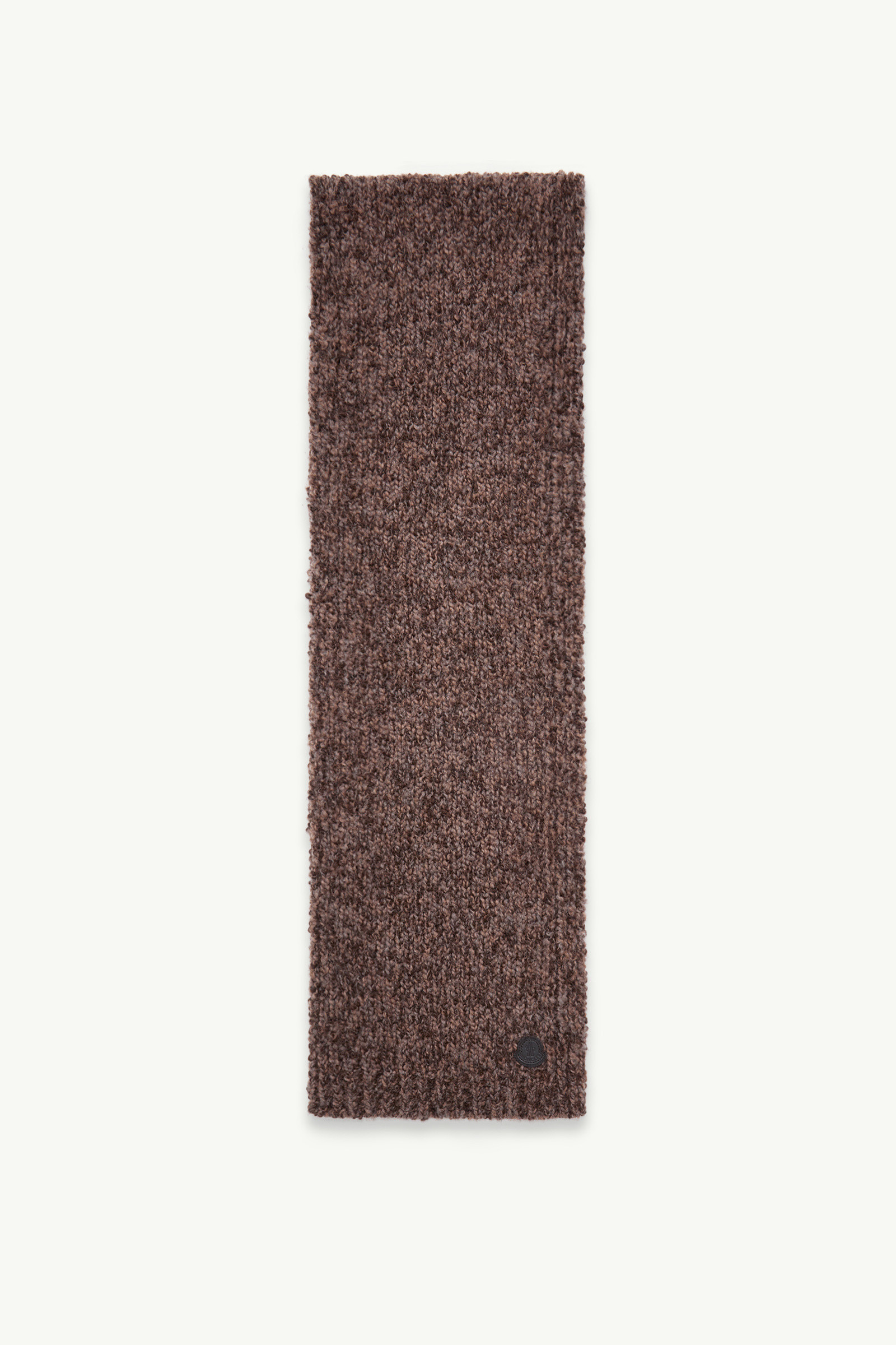 Moncler Wool Alpaca Blend Scarf In Gray
