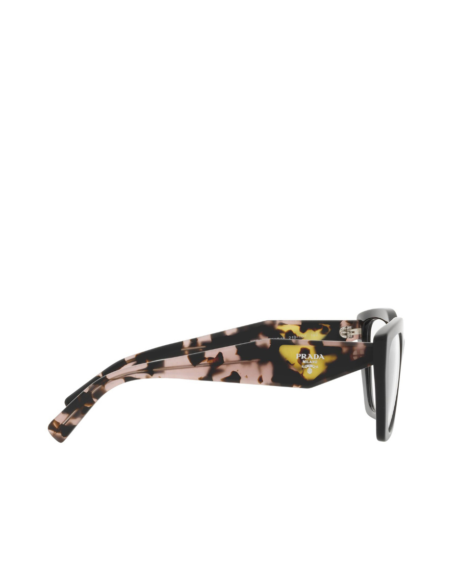 Prada Eyewear Cat-eye Frame Glasses In Black