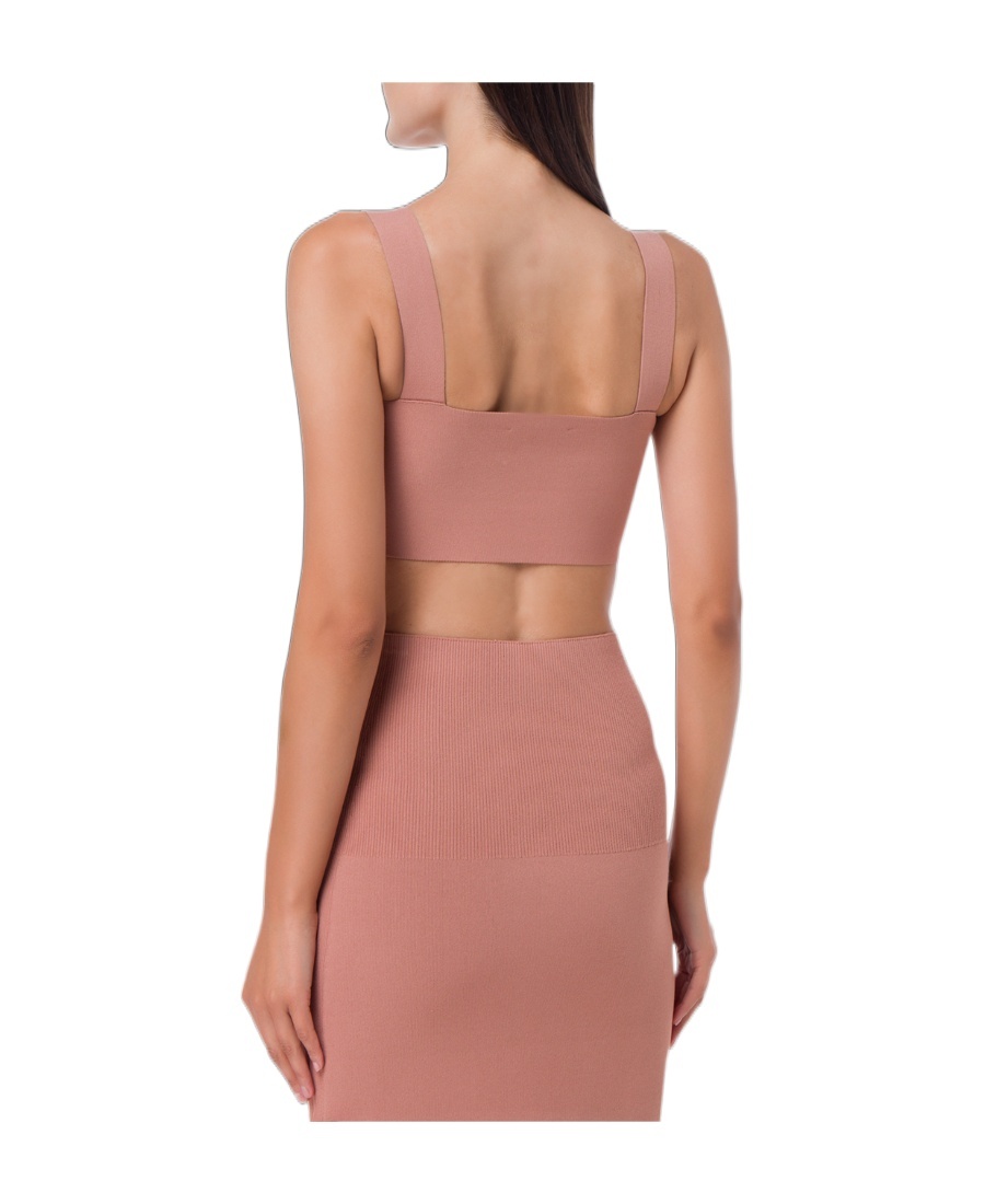Victoria Beckham Wide Shoulder Strap Bra Underwear In Pink