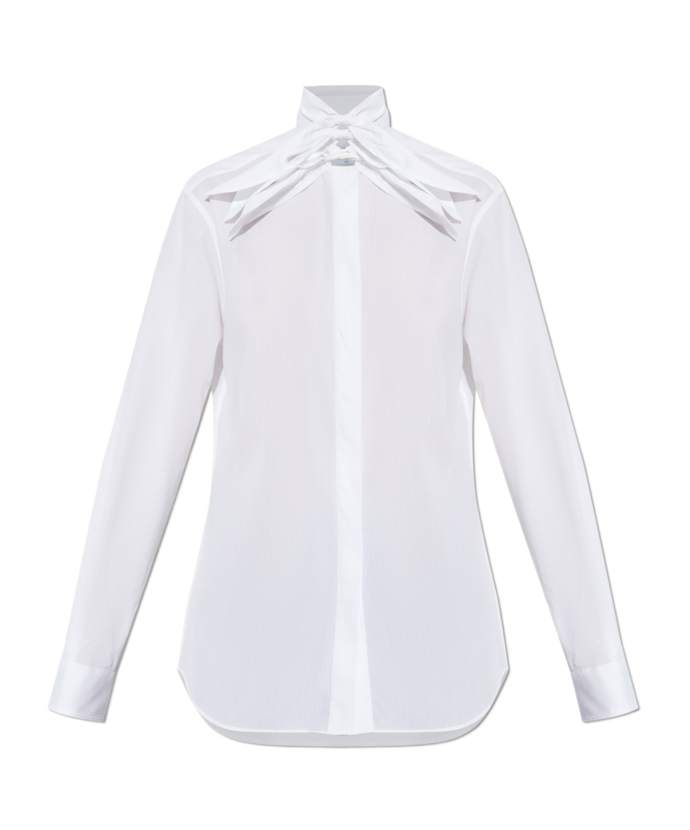 Moschino Long Sleeve Shirt In White