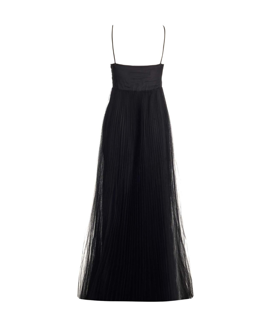 FABIANA FILIPPI FABIANA FILIPPI PLEATED SLEEVELESS LONG DRESS