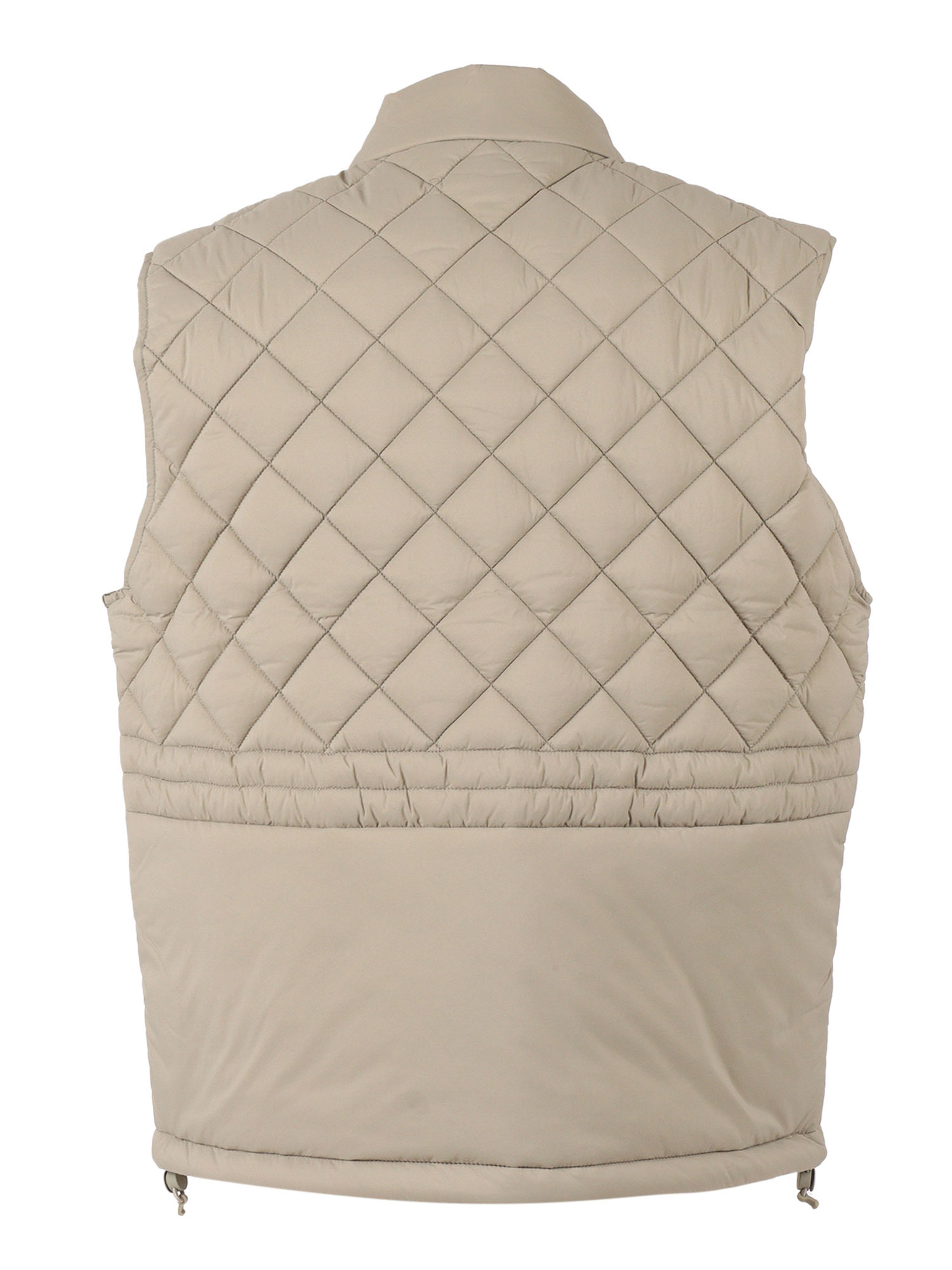 K-way Barnes Quilted Gilet In Brown