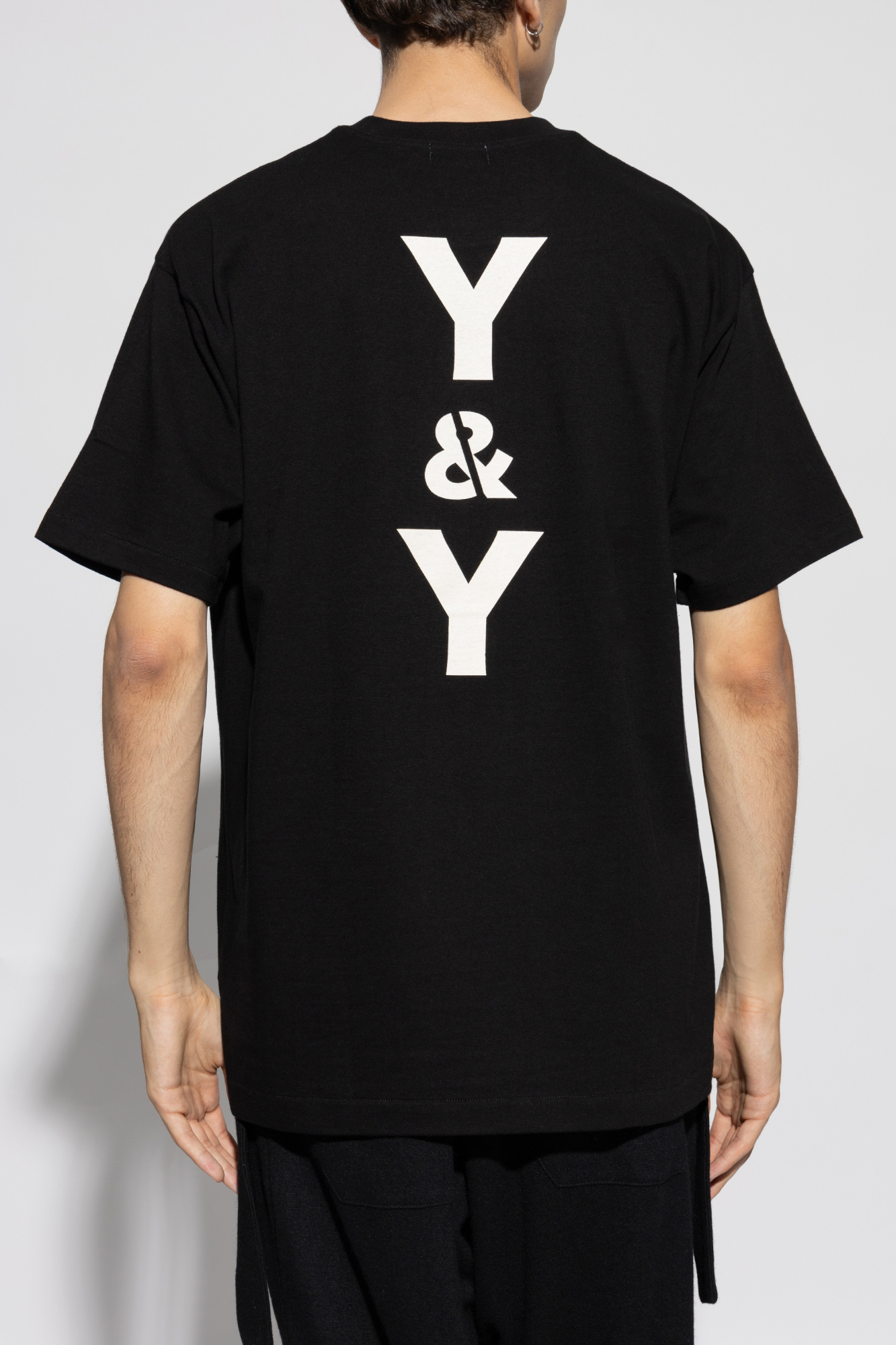 Yohji Yamamoto Short-sleeved T-shirt In Black