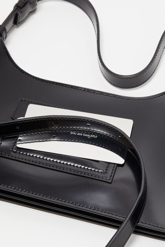 Acne Studios Mini Platt Shoulder Bag In Black