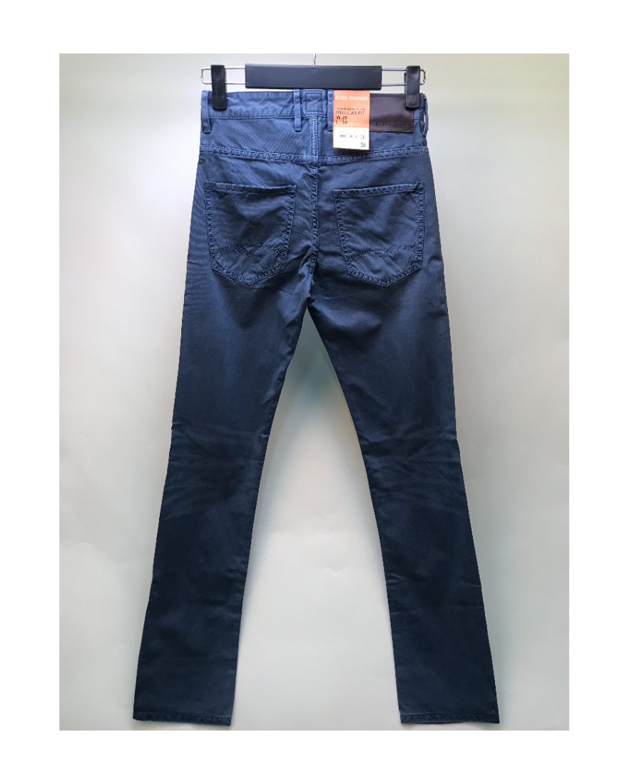 Shop Hugo Boss Straight Jeans In Blue