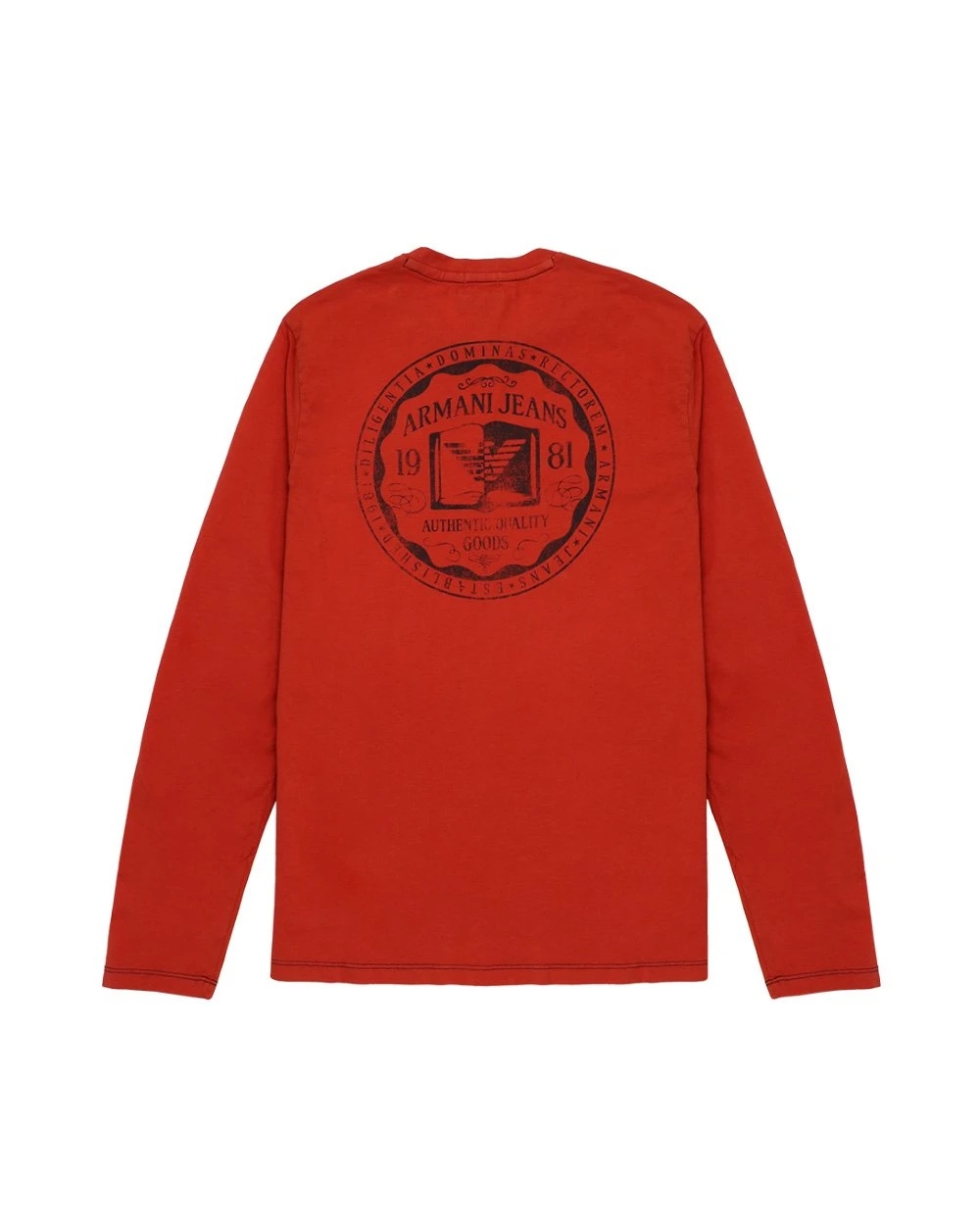 ARMANI JEANS LOGO DETAILS LONG-SLEEVED T-SHIRT