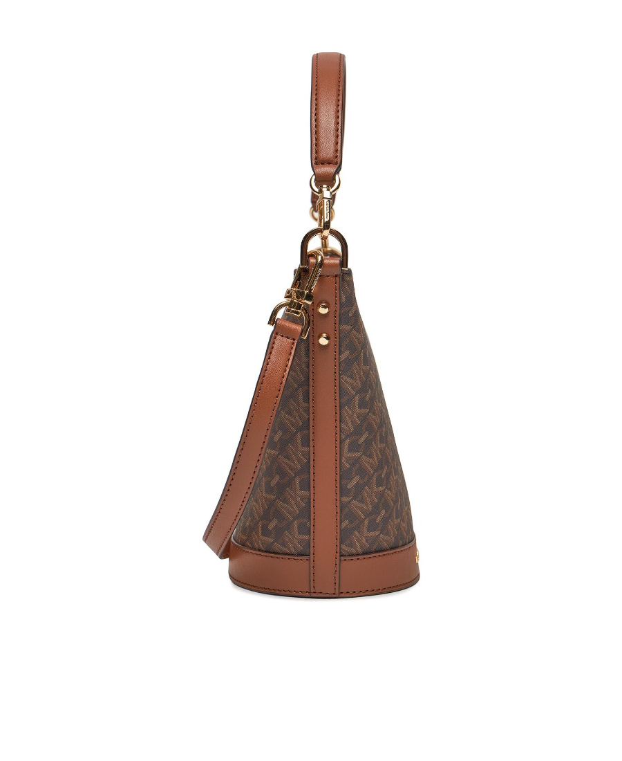 Michael Michael Kors Townsend Monogram Crossbody Bag In Gray