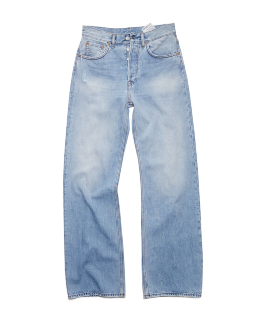 Acne Studios Wide-leg Jeans In Blue