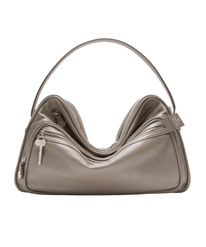 Acne Studios Camero Camera Shoulder Bag In Gray