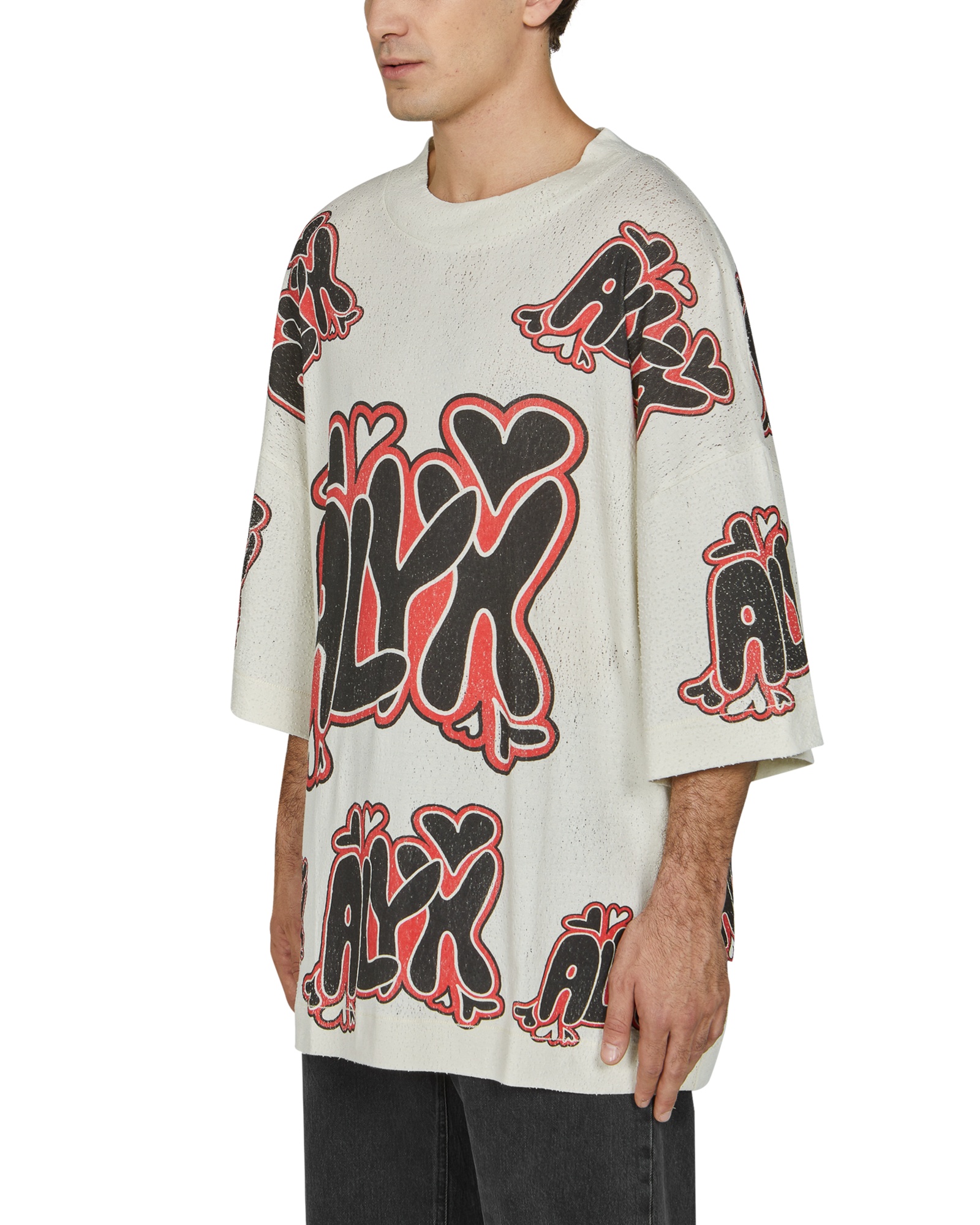 Alyx 1017 9sm Logo Printed Oversize T-shirt In Multicolor