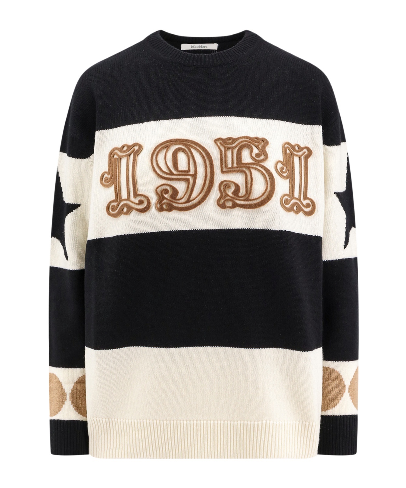 Max Mara Dirce Wool And Cashmere Sweater In Black