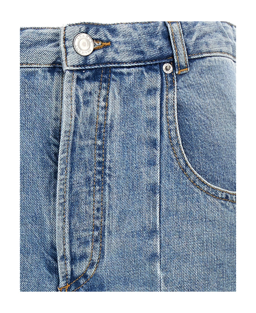 Isabel Marant Blue Norela Jeans In Blue