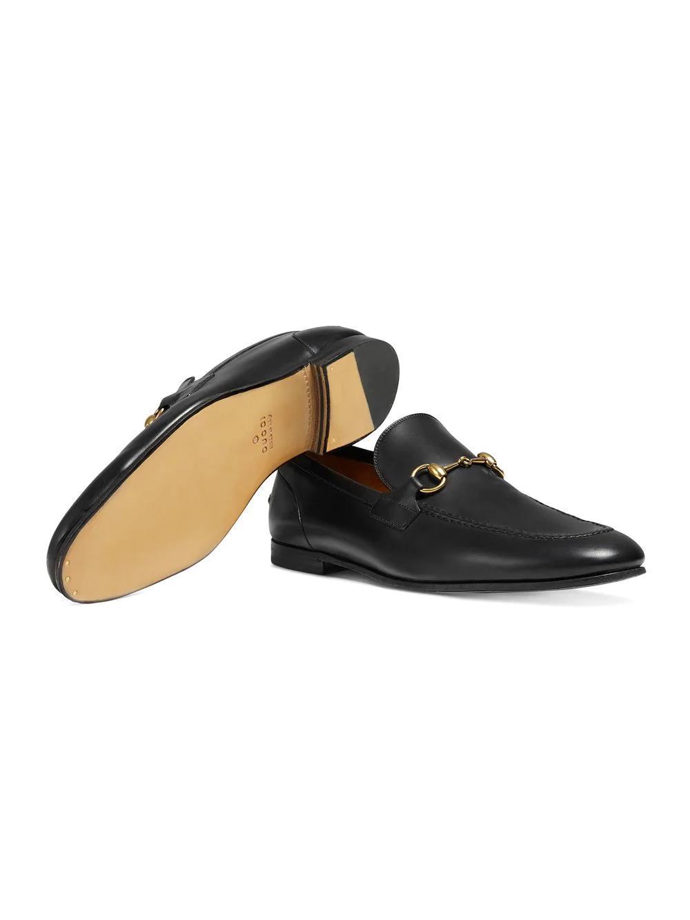 Gucci Jordaan Horsebit Loafer In Black