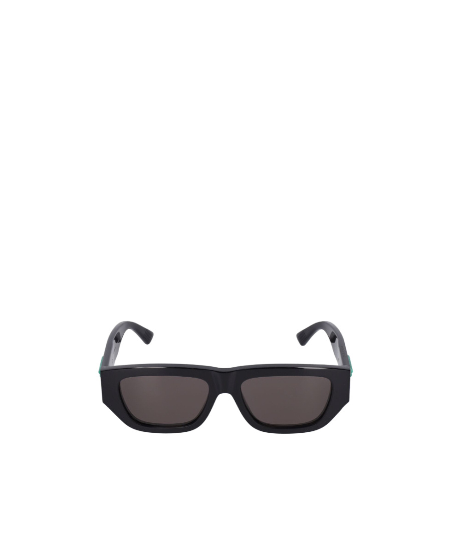 Bottega Veneta Bolt Rectangle-frame Sunglasses In Black