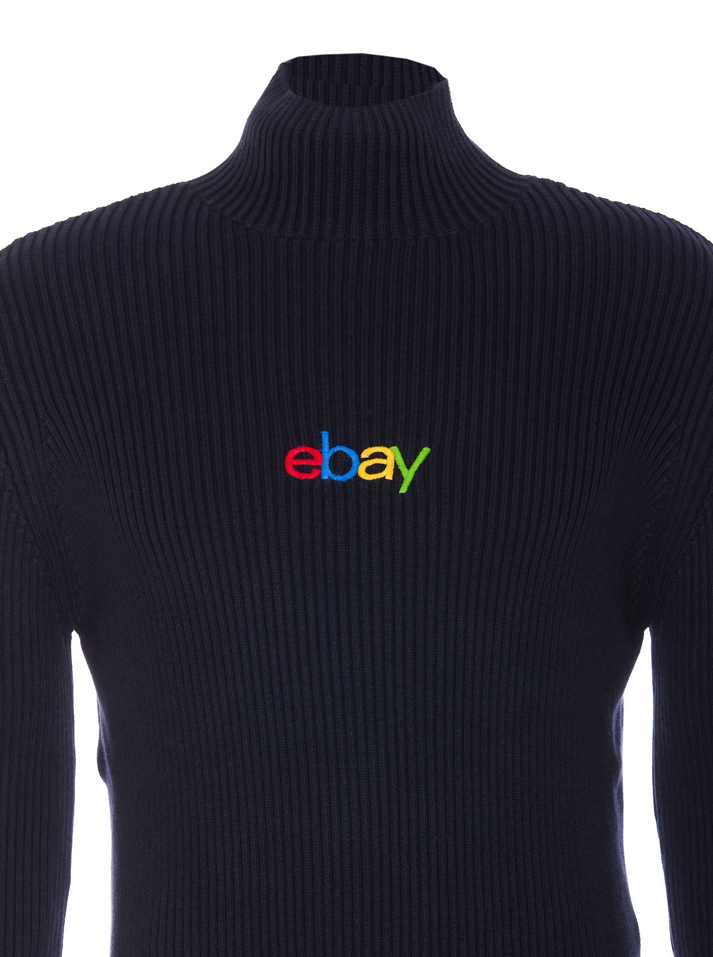 BALENCIAGA BALENCIAGA TURTLENECK RIBBED SWEATER